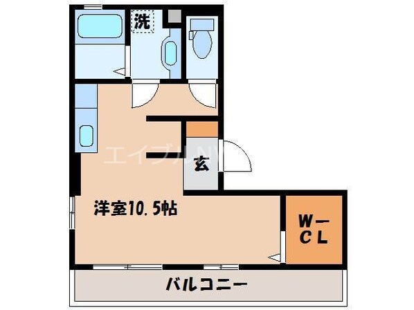 カーサモンターナの物件間取画像